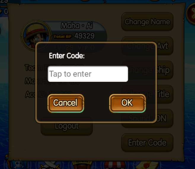 Giftcode Ocean conflict:Royal War  Giftcode Active on September 